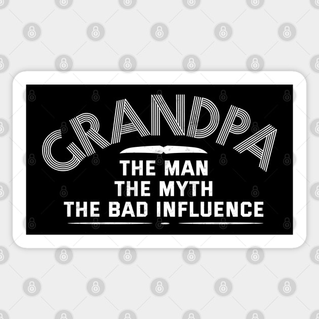 Grandpa - The Bad Influence Sticker by Trendsdk